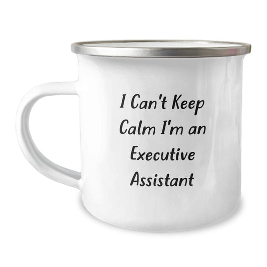 Funny Executive Assistant Gifts for Him, Gifts from Men to Executive Assistant Friends on Mother's Day, Camping Mug with 'I'm An Executive Assistant' Quote - Image 1