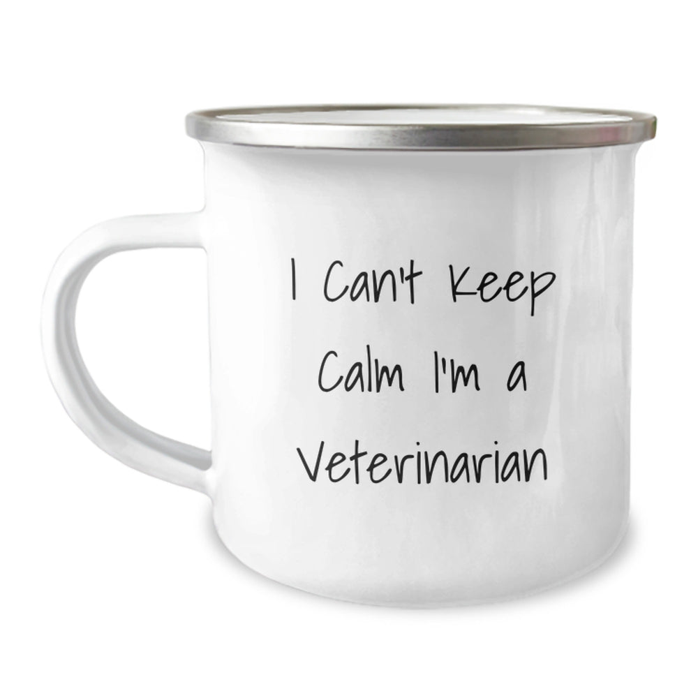 Funny Veterinarian Gifts from Family - I'm A Veterinarian Camping Mug for Christmas Unique - Image 1