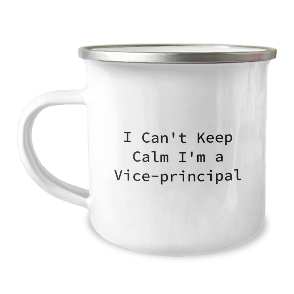 Funny Vice-principal Gifts from Men, Women, Friends for Vice-principal Men Women Christmas Unique Mugs with I Can't Keep Calm I'm A Vice-principal Quote - Image 1