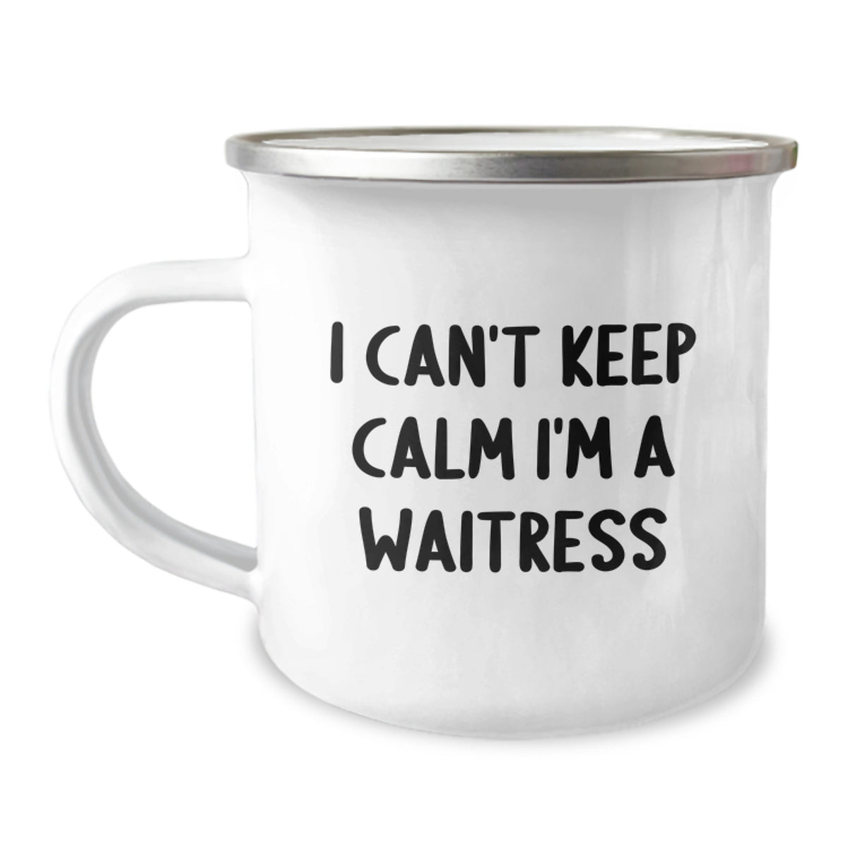 Funny I Can't Keep Calm I'm A Waitress Gifts for Waitress from Friends - Christmas Unique Gifts for Camping Mug - Image 1