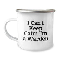 Load image into Gallery viewer, Funny Warden Camping Mug Gifts from Men to Warden Friends on Christmas Unique - Image 1
