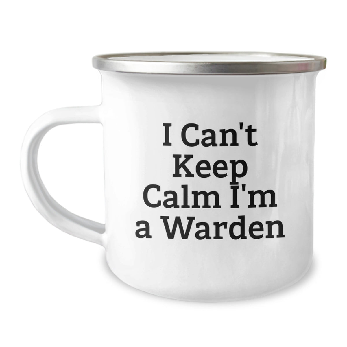 Funny Warden Camping Mug Gifts from Men to Warden Friends on Christmas Unique - Image 1