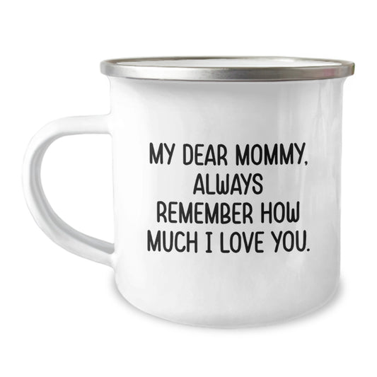 Cute Mommy Camping Mug Gifts from Family, Mommy's Special Love on Valentine's - Image 1