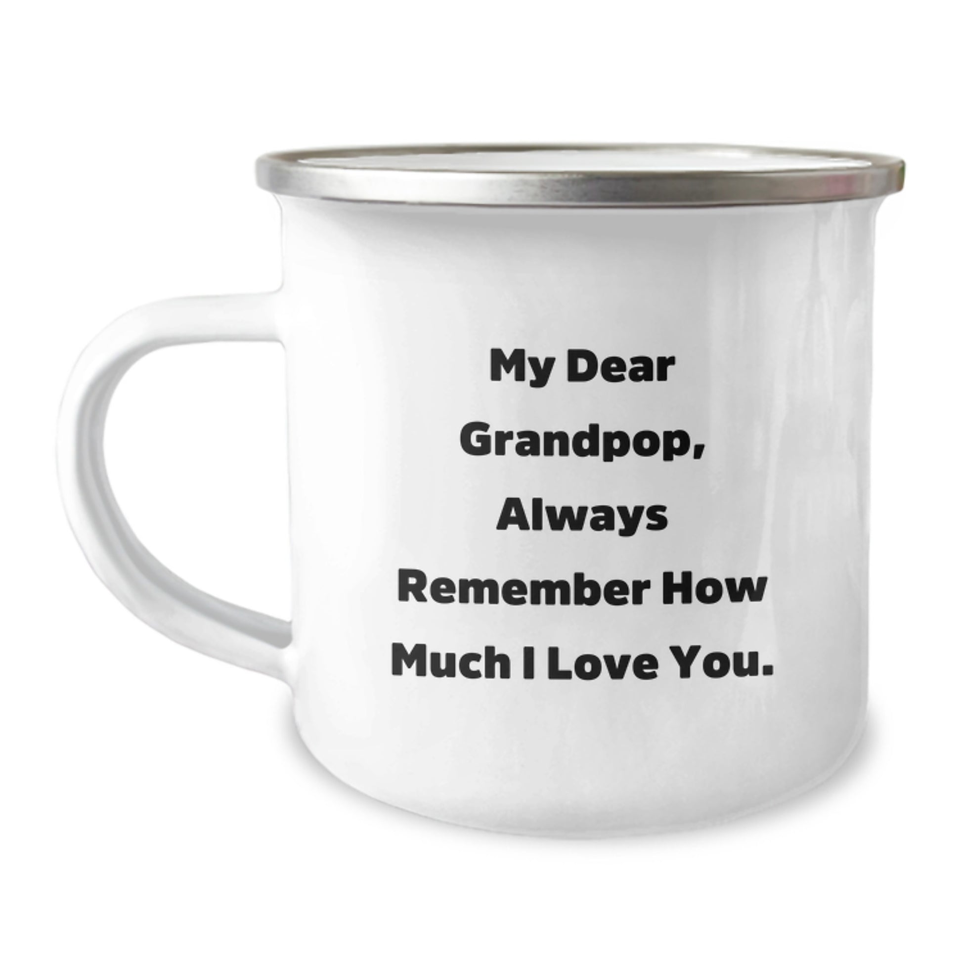 Grandpop Funny Camping Mug Gifts from Mom, Daughter, or Granddaughter for Father's Day Unique Grandpop - Image 1
