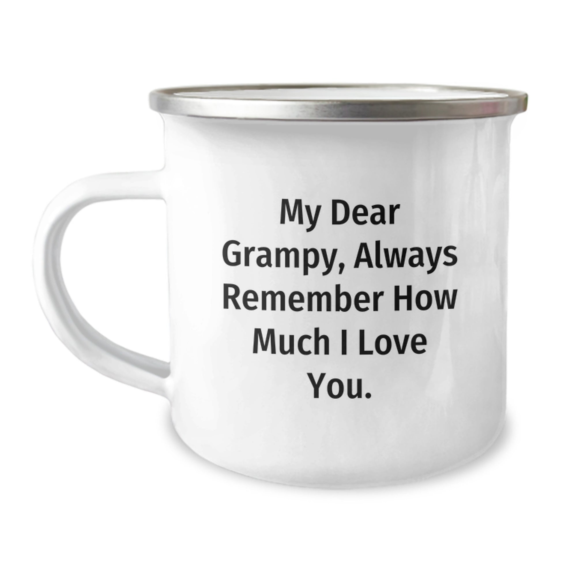 Funny Grampy Gifts from Grandkids on Valentine's, Unique Camping Mug for Grampy, My Dear Grampy Always Remember How Much I Love You. - Image 1