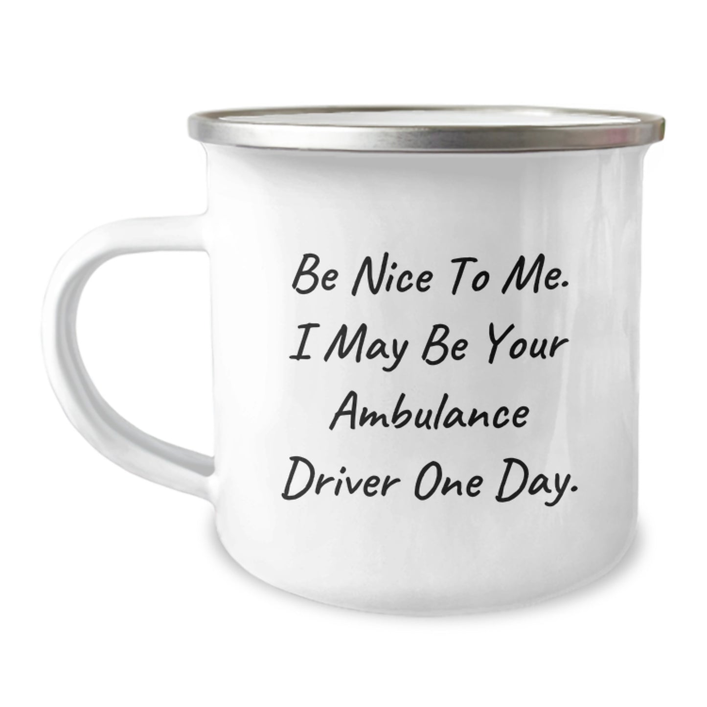 Funny Ambulance Driver Humor Gifts for Ambulance Driver Men on Father's Day Unique Camping Mug - Image 1