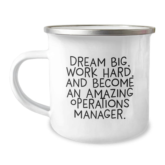 Operations Manager Keepsake Camping Mug for Him Birthday Gift 12oz - Image 1