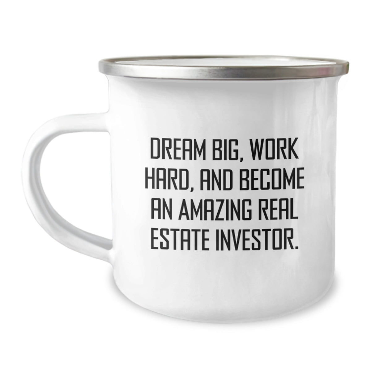 Funny Camping Mug for Real Estate Investor, Gifts from Family to Friends, Perfect for Christmas - Image 1