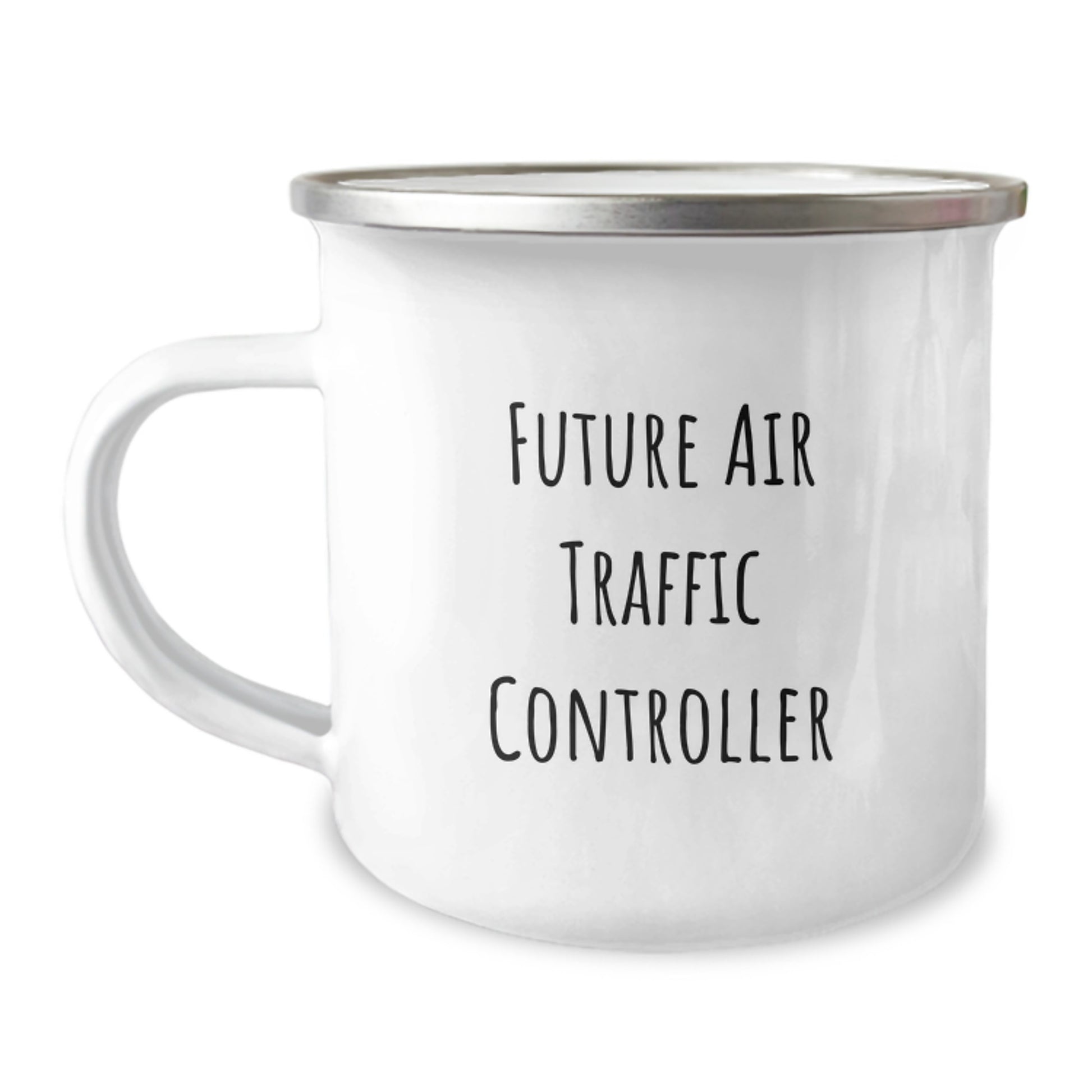 Funny Inspirational Gifts from Friends for the Future Air Traffic Controller Graduation Unique Gifts Air Traffic Controller Camping Mug - Image 1