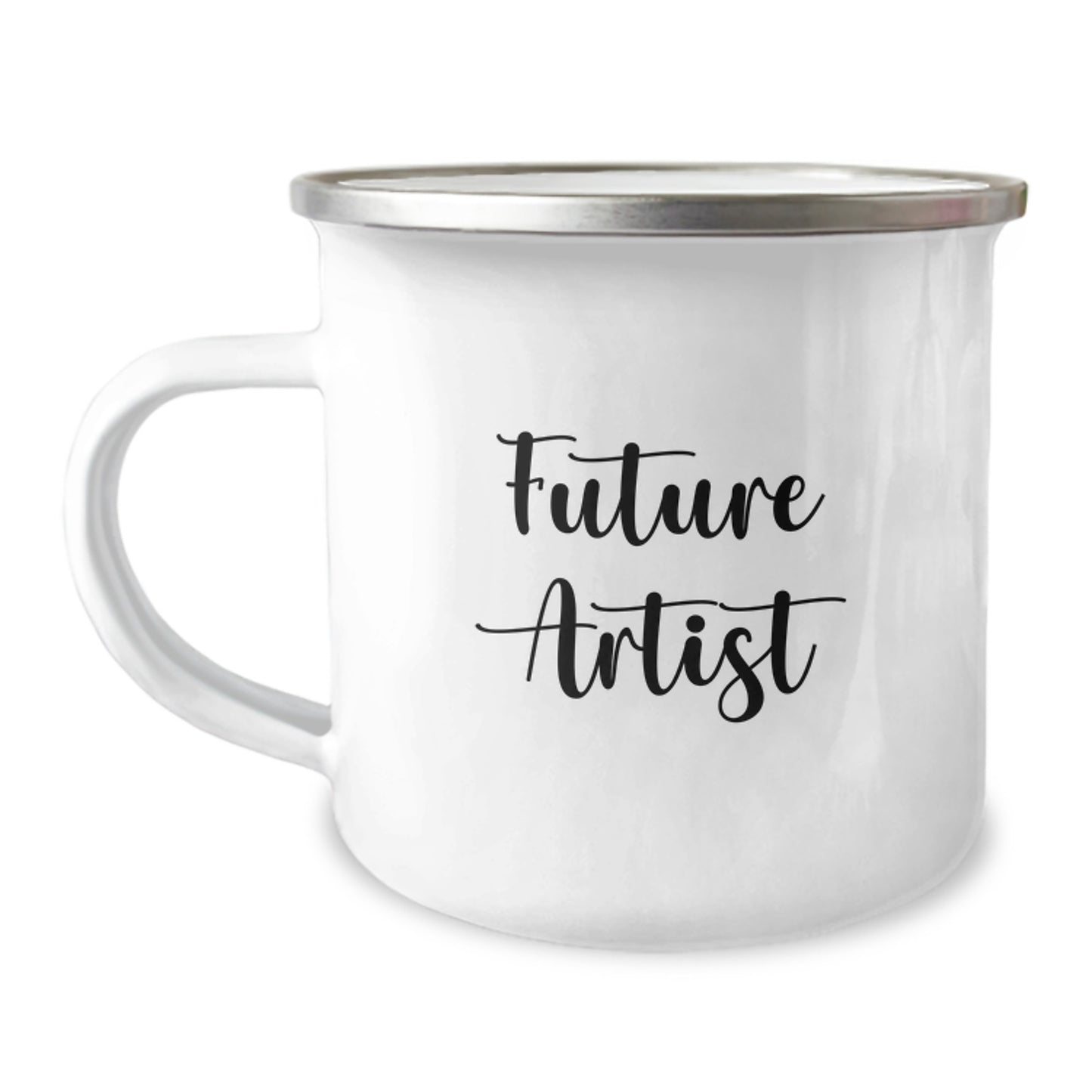 Funny Artist Gifts for Future Artist Men and Women Graduation Unique Camping Mug with Inspirational Quote - Image 1