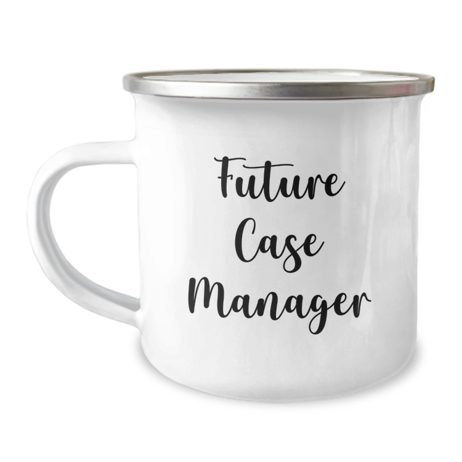Funny Case Manager Gifts, Future Case Manager Inspirational Quote, Unique Valentine's Unique Camping Mug for Case Manager Friends - Image 1