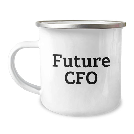 Cute CFO Gifts for Future CFO, Funny Quote, Camping Mug for Men and Women Graduation Unique Gifts from Friends, Coworkers, Family, and Loved Ones - Image 1