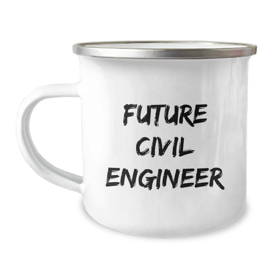 Funny Civil Engineer Gifts for Civil Engineer Men Camping Mug, Future Civil Engineer Graduation Unique Gifts from Friends - Image 1