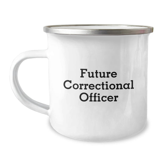 Funny Correctional Officer Gifts for Men, Future Correctional Officer Camping Mug, Inspirational Graduation Unique Gifts from Family, Correctional Officer Mug - Image 1