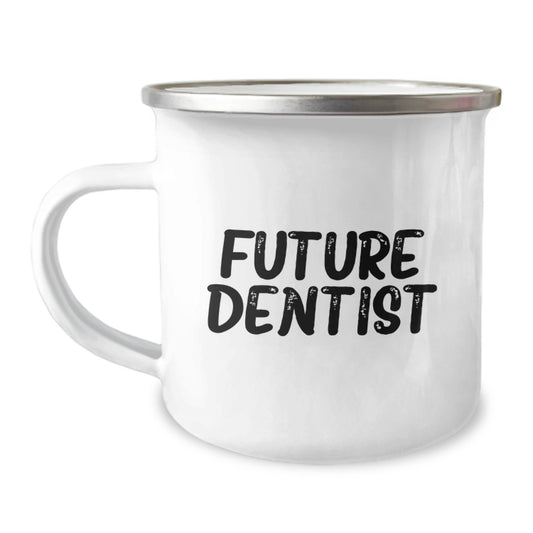 Gifts from Future Dentist to Dentist Friends - Funny Valentine's Camping Mug - Image 1