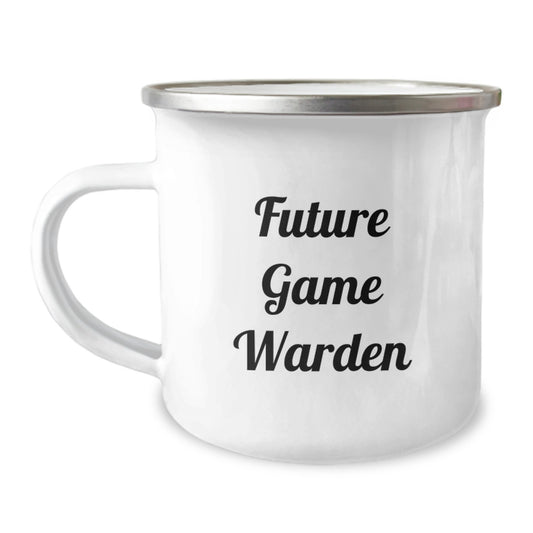 Future Game Warden Funny Quote Camping Mug Gifts for Game Warden, Men, Friends from Family - Image 1