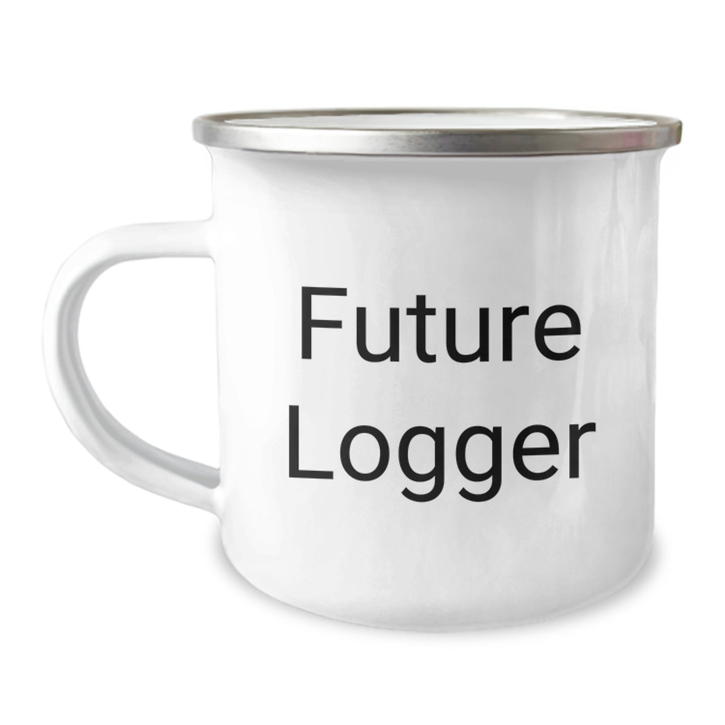 Future Logger Funny Graduation Gifts from Dad to Son, Logger Enthusiast Camping Mug, Inspirational Quote, Unique Gifts for Graduate Logger, Men, Women, Friends, Coworkers, Family - Image 1