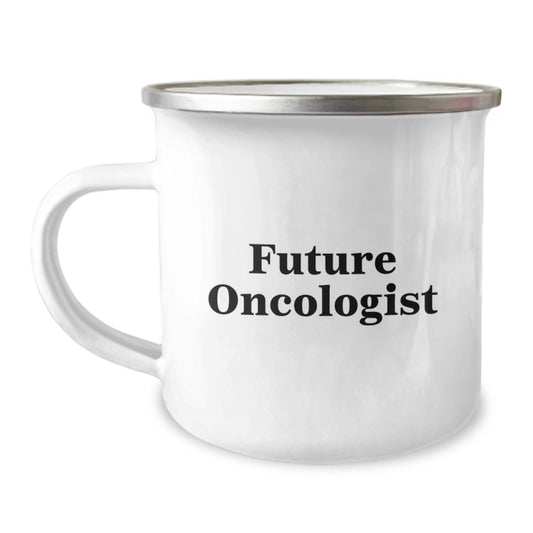 Funny Future Oncologist Gifts for Valentine's Unique Camping Mugs, Gifts from Friends, Family, or Coworkers to Oncologist Men or Women - Image 1