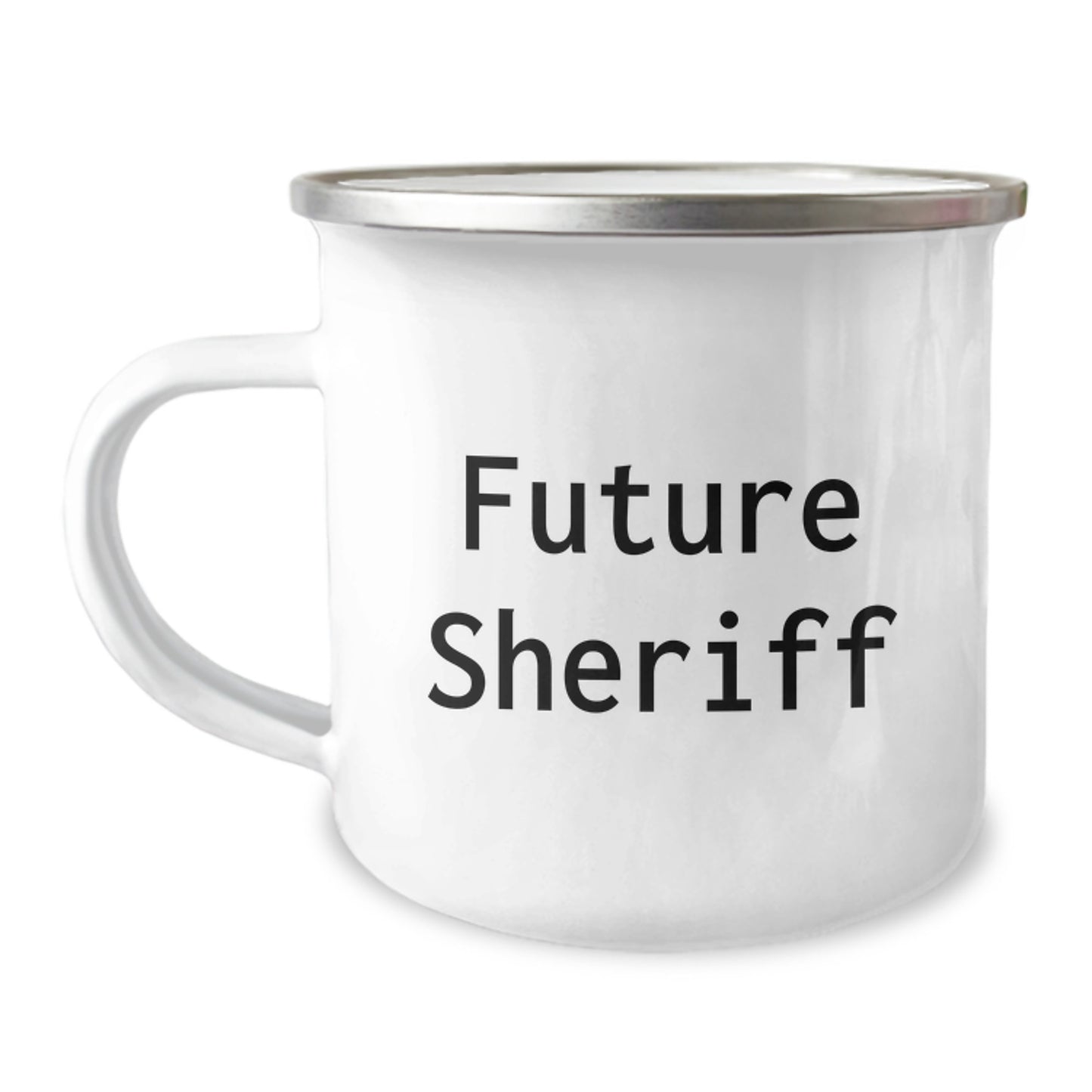 Funny Sheriff Gifts for Future Sheriff Campings, Camping Mug, Graduation Unique Gifts from Friends to Men - Image 1