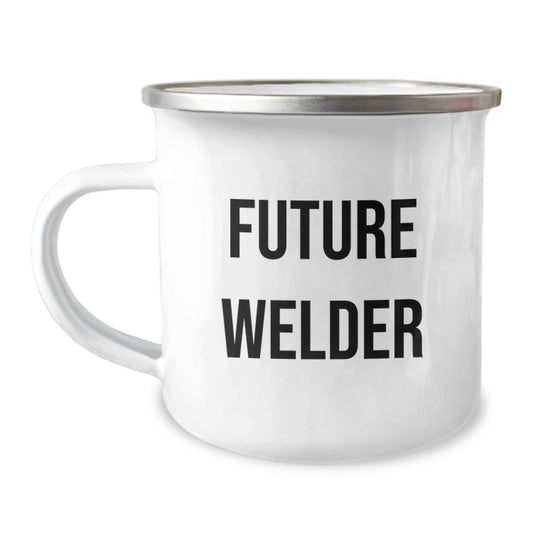Funny Welder Gifts for Future Welders, Inspirational Camping Mug, Graduation Unique Gifts from Friends to Men - Image 1