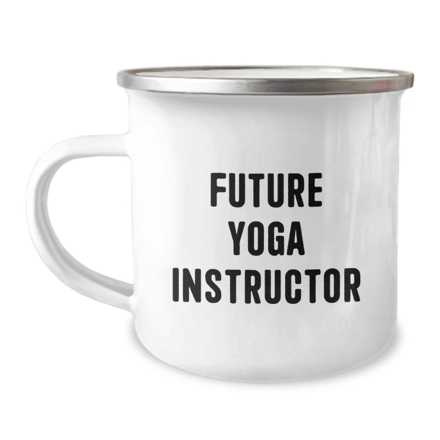 Future Yoga Instructor Keepsake Camping Mug for Him Birthday Gift - Image 1