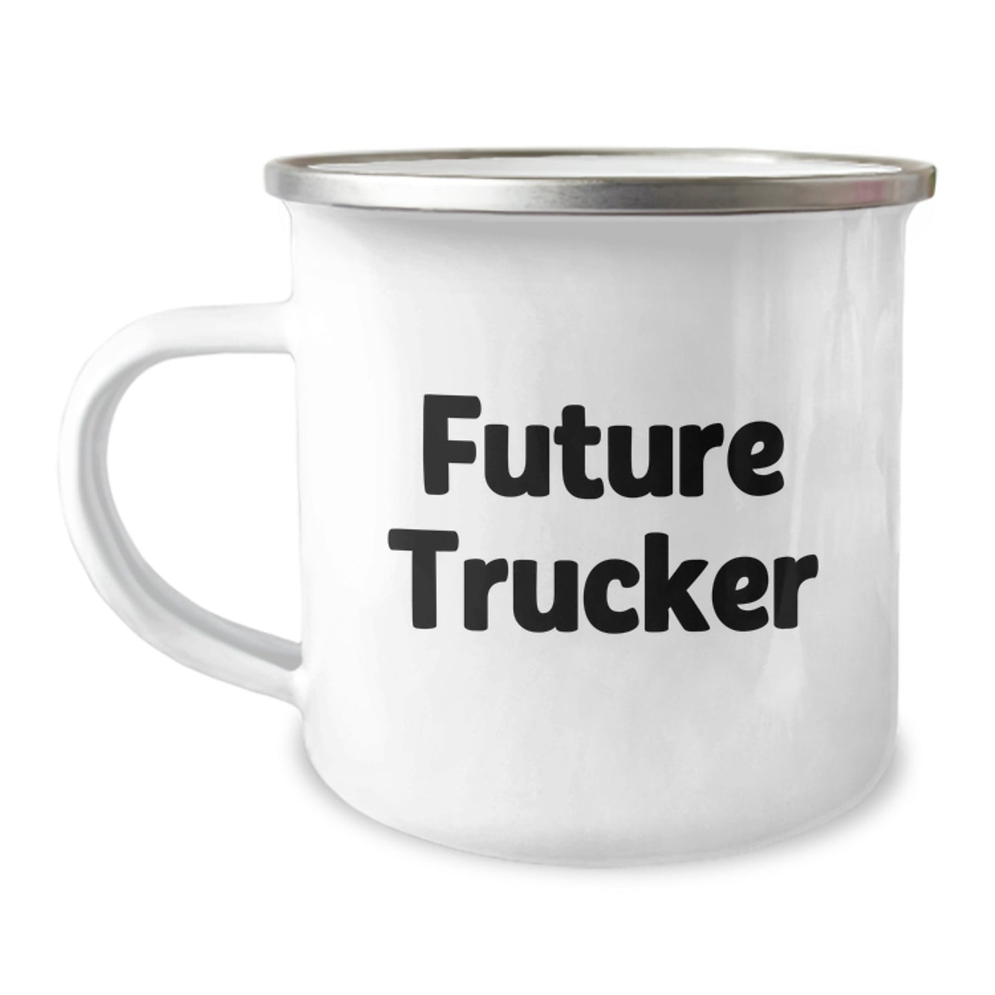 Funny Trucker Gifts for Men, Future Trucker Camping Mug, Inspirational Quote for Graduation Unique Gifts from Friends - Image 1