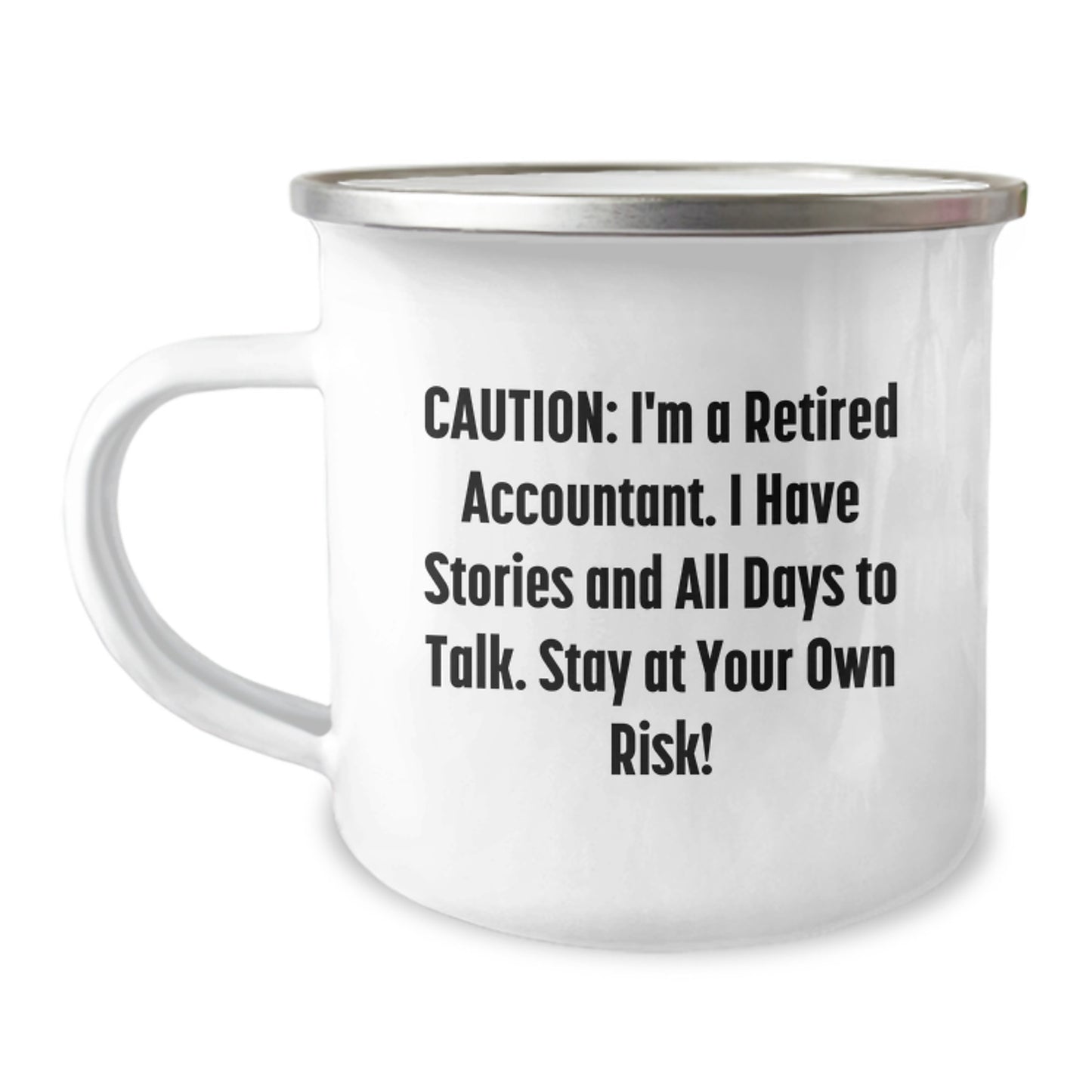 Funny Accountant Gifts, Camping Mug for Accountants, Graduation Unique Gifts from Men, Women, Friends, Coworkers, Family - Image 1