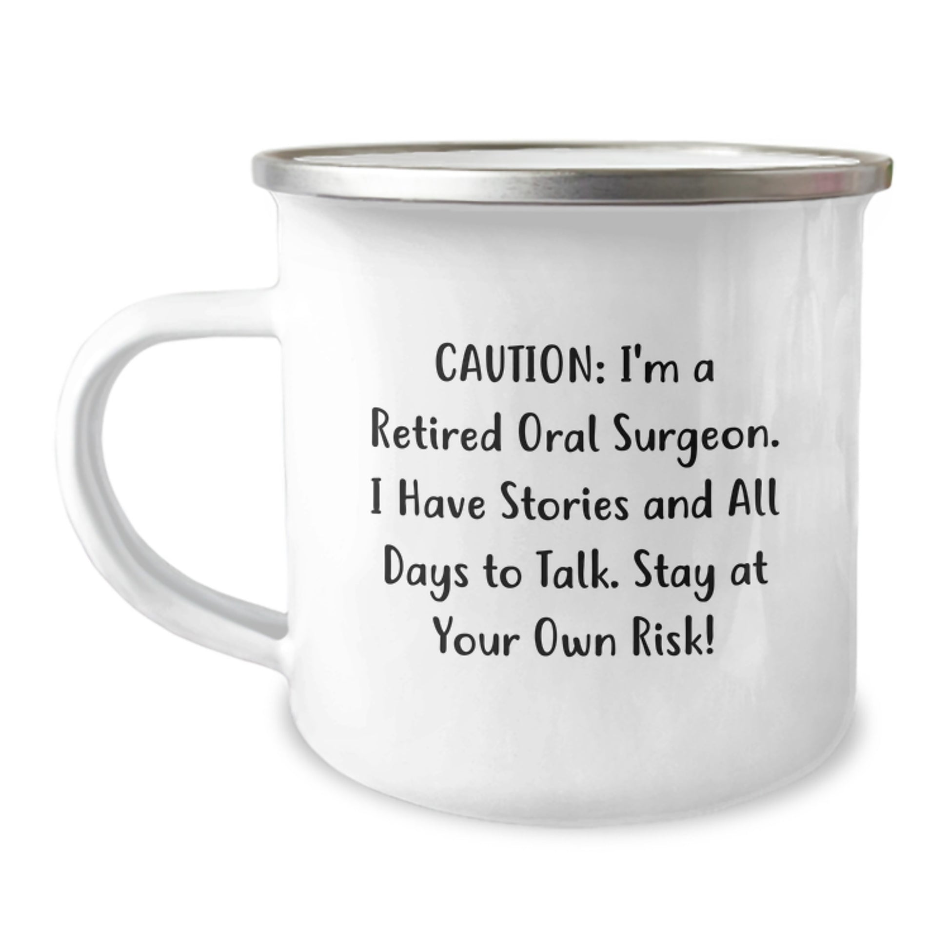 Funny Camping Mugs For Oral Surgeon Graduation Unique Gifts From Friends To Coworkers - Image 1