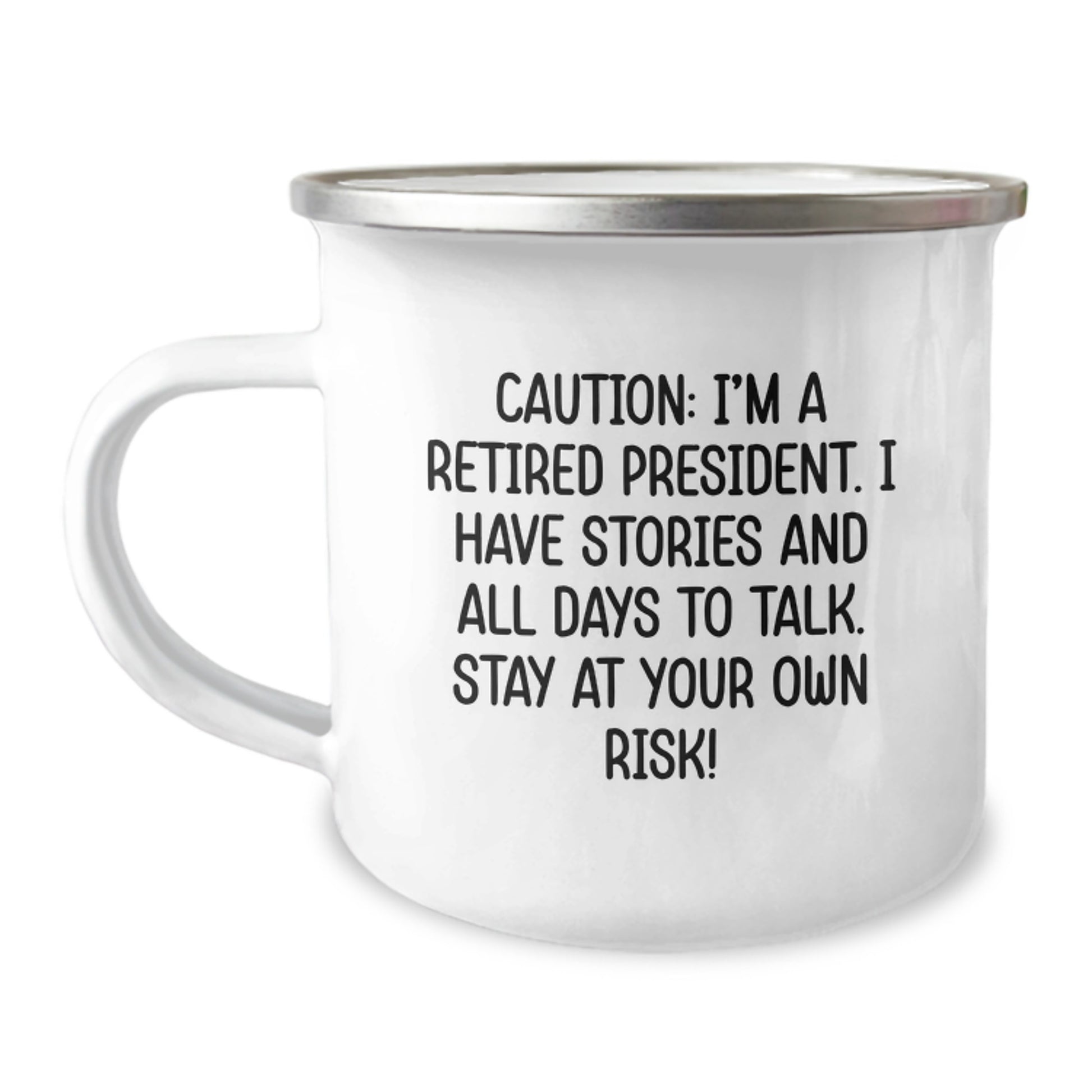 Funny President Gifts for Men Friends - President Camping Mug - Graduation Unique Gifts from Men to President - Image 1