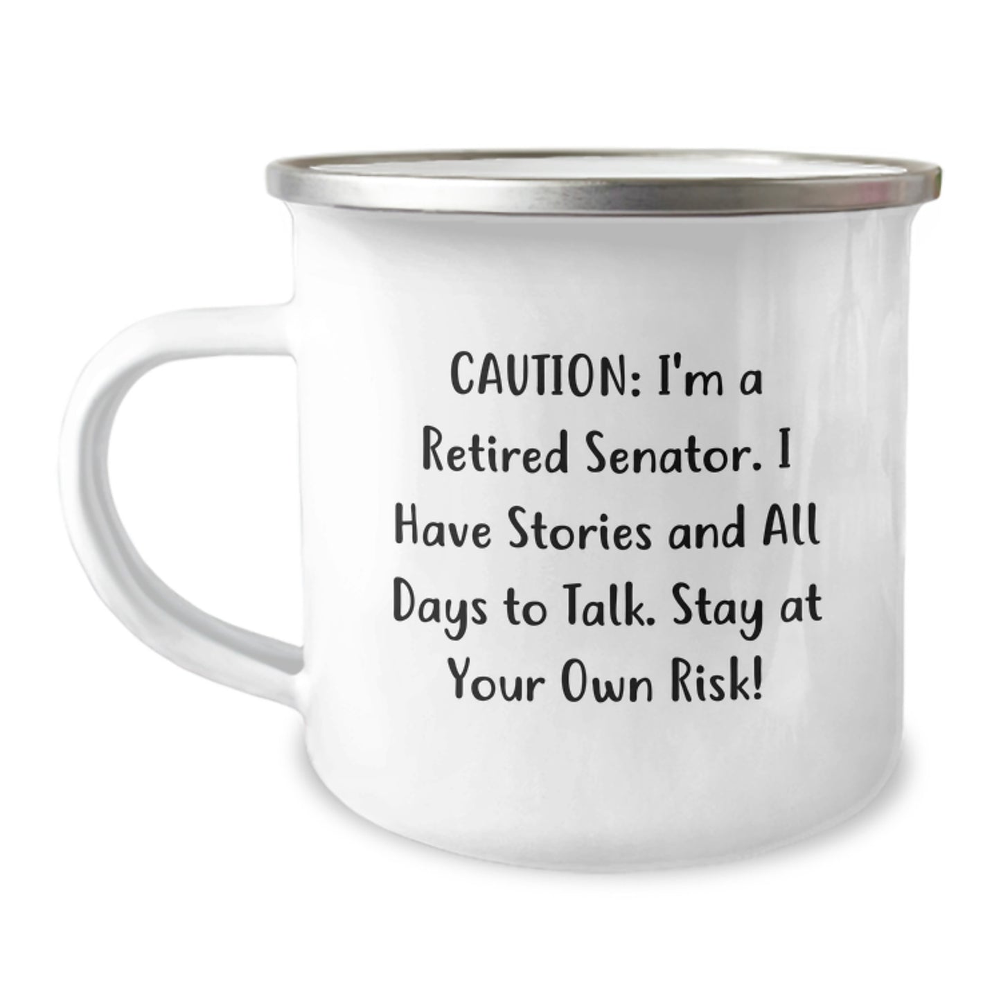 Senator Camping Mug Gifts for Senator, Unique Gifts from Friends, Funny Camping Mug Senator Retiree Gifts - Image 1