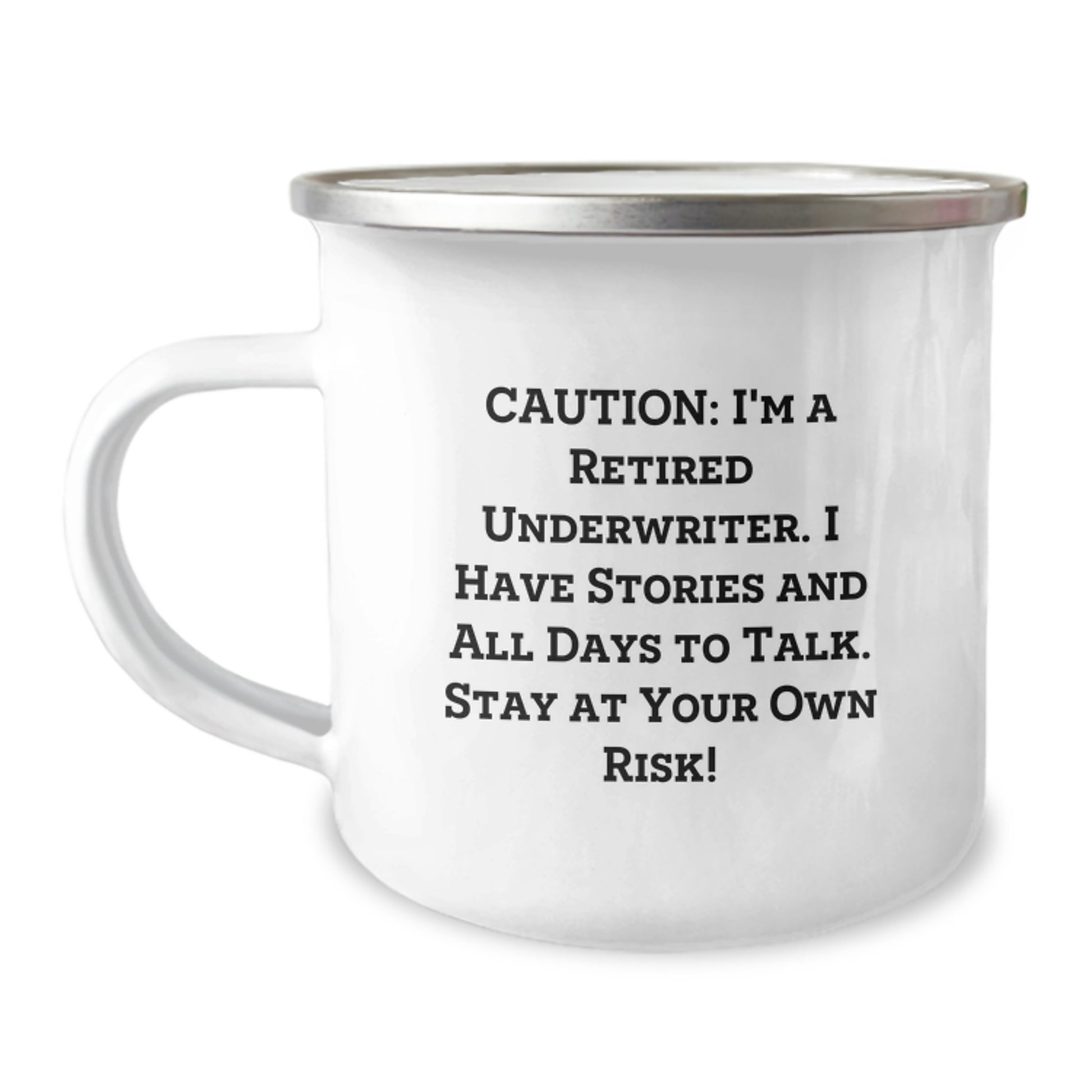 Funny Underwriter Gifts for Men, Unique Camping Mug for Underwriter, Graduation Unique Gifts from Friends to Underwriter - Image 1