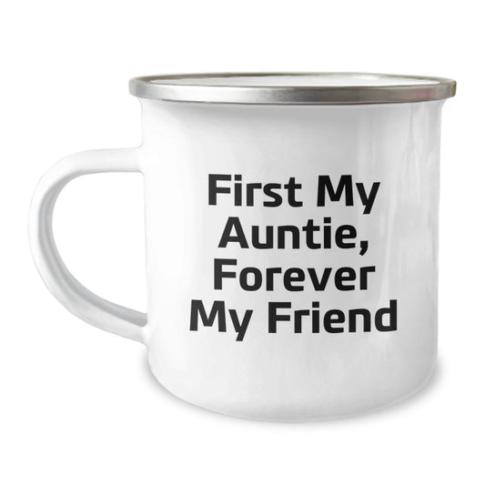 Funny Camping Mug Gifts from Family for Auntie Graduation Unique - Image 1