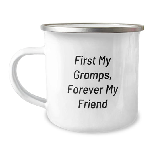 Funny Gramps Gifts from Family and Friends for Graduation Unique Presents Camping Mug - Image 1