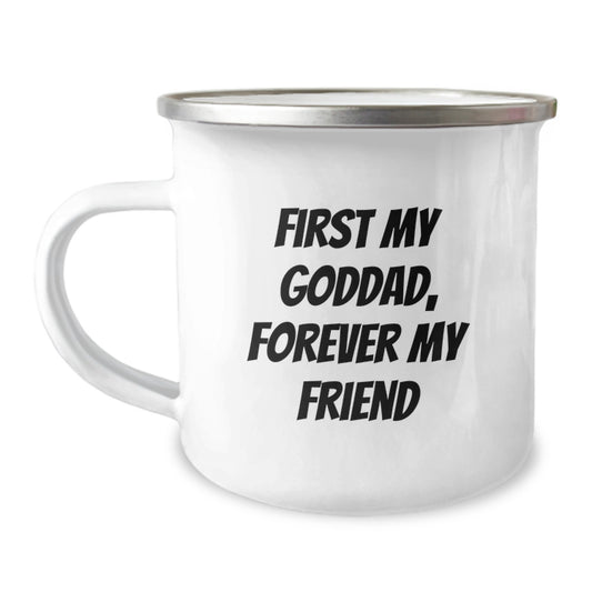 Goddad Camping Mugs - Funny Quote, Unique Gifts from Family for Goddad, Perfect for Graduation - Image 1