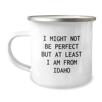 Load image into Gallery viewer, Idaho Camping Mug, Funny Quote Gifts from Idaho, Gifts for Men, Women, Friends, Coworkers, Family, Graduation Unique Gifts - Image 1

