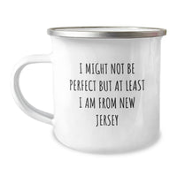 Load image into Gallery viewer, New Jersey Camping Mug, Funny Quote Gifts from Friends to New Jersey Lovers, 12 oz Stainless Steel - Image 1
