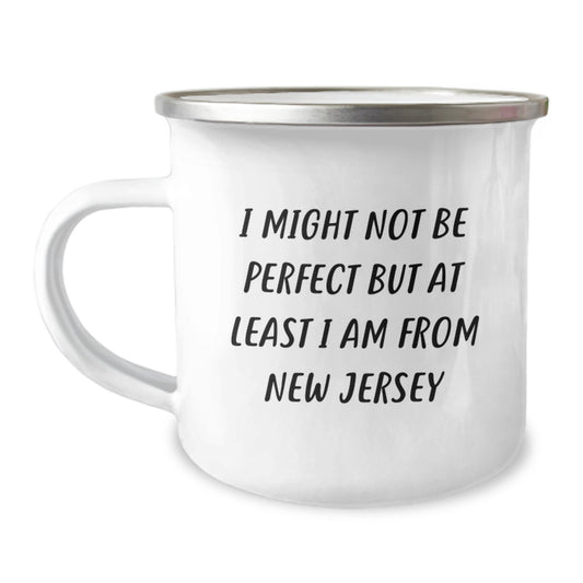 Unique Funny New Jersey Camping Mug Gifts from Friends for New Jersey Lovers - Image 1