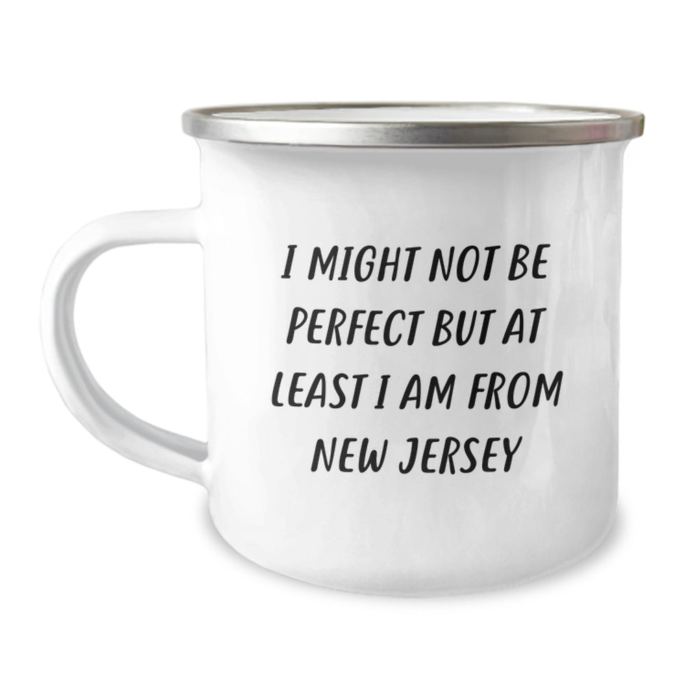 Unique Funny New Jersey Camping Mug Gifts from Friends for New Jersey Lovers - Image 1