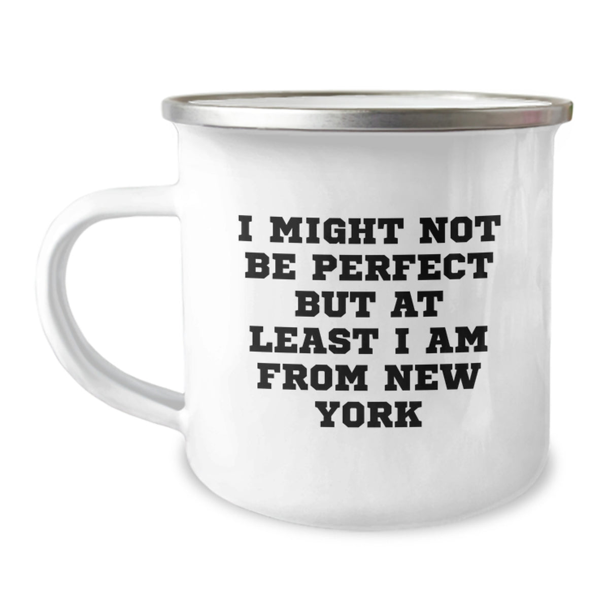 Funny New York Camping Mug Gifts from Friends and Family for Christmas - Image 1