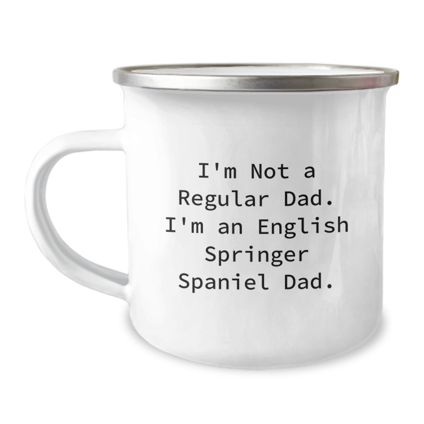 Funny English Springer Spaniel Dog Dad Graduation Unique Gifts from Men to Family, Perfect for English Springer Spaniel Dog Lovers Camping Mug - Image 1