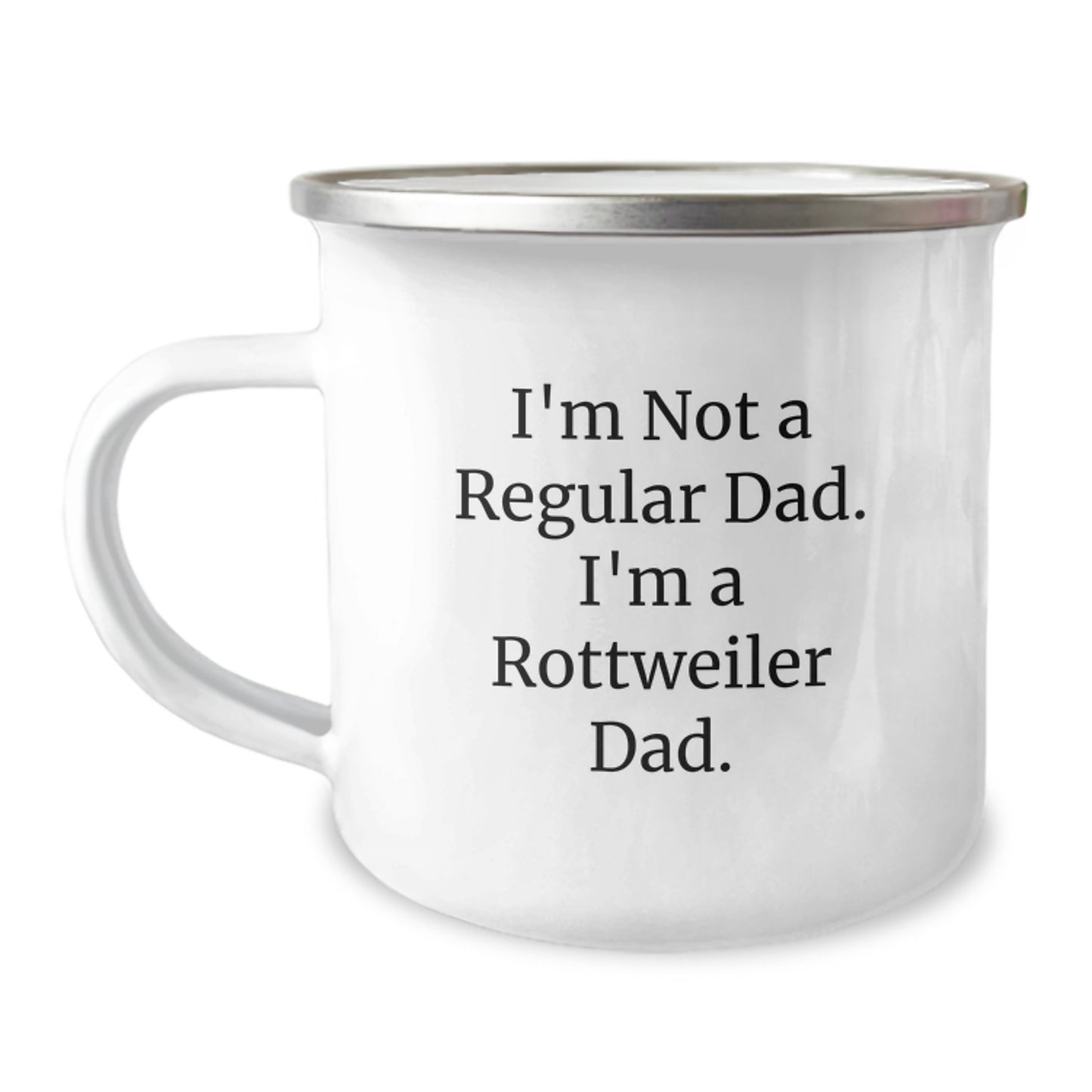 Rottweiler Dad Gifts Funny Unique Camping Mugs for Graduation from Friends - Image 1