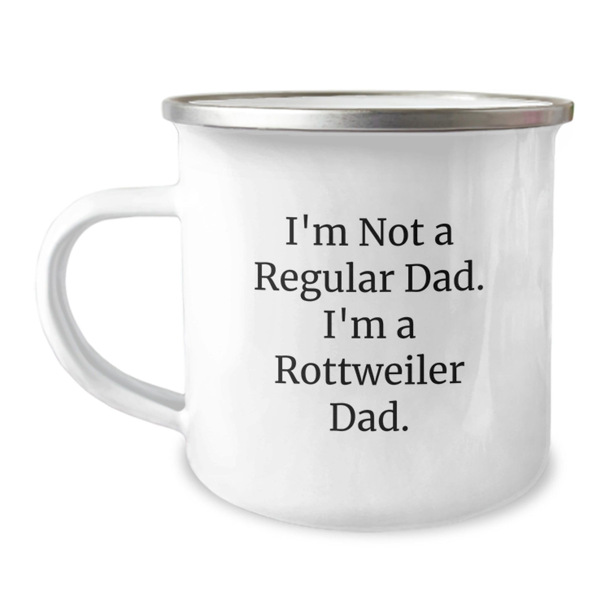 Rottweiler Dad Gifts Funny Unique Camping Mugs for Graduation from Friends - Image 1