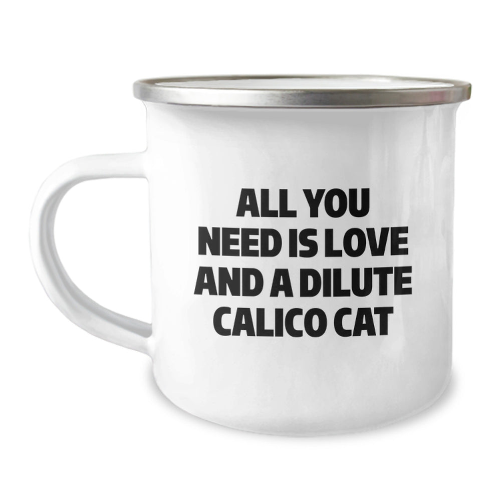 Dilute Calico Cat Lover Gifts from Friends - Funny Dilute Calico Cat Quote Christmas Unique Mug - Image 1