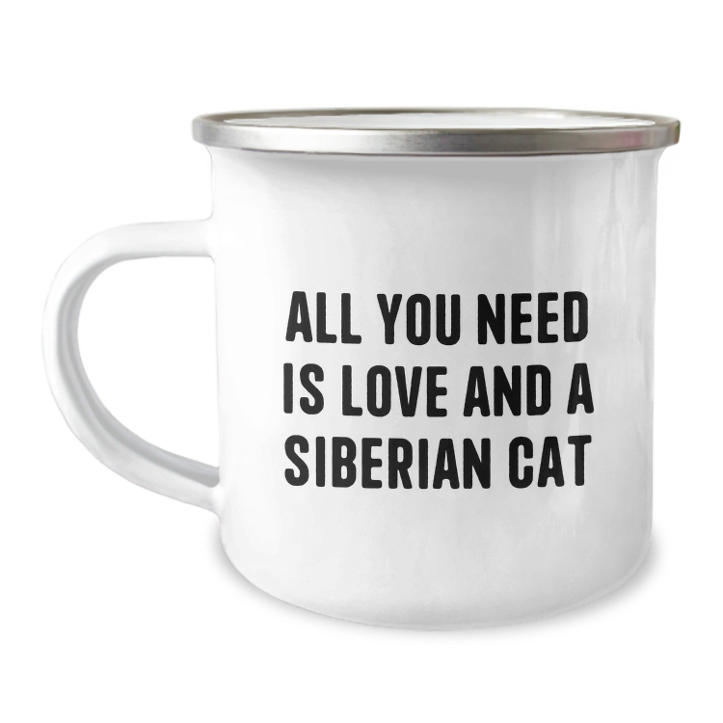 Siberian Cat Camping Mug Gifts from Family to Friends, Unique Graduation Unique Gifts with Funny Quote - Image 1
