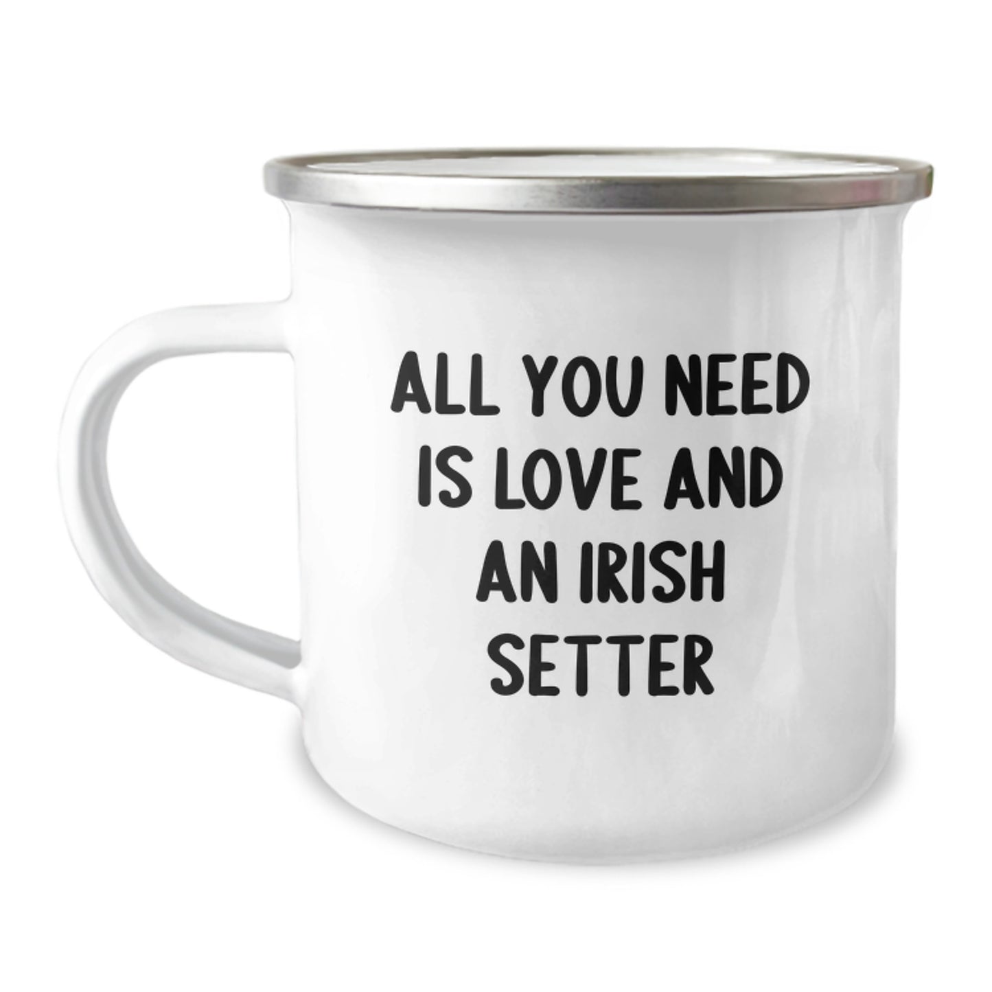 Irish Setter Dog Camping Mug Gifts for Men, Funny Irish Setter Dog Lover Mug for Graduation Unique Gifts from Family - Image 1