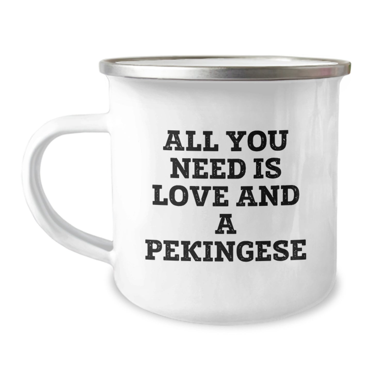 Funny Pekingese Dog Lover Camping Mug Gifts from Men to Women Friends Family Valentine's Unique Presents - Image 1