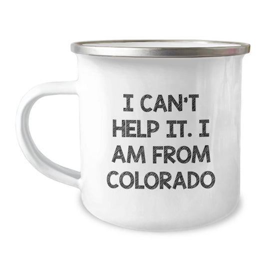Colorado State Proud Camping Mug, Funny Quote Gift for Friends from Colorado, Perfect for Graduation Unique Gifts from Colorado Enthusiast - Image 1