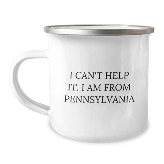Pennsylvania Camping Mug, I'm from PA Gifts, Funny Graduation Unique Gifts from Friends to Family, Camping Enthusiasts, and Pennsylvania Lovers - Image 1