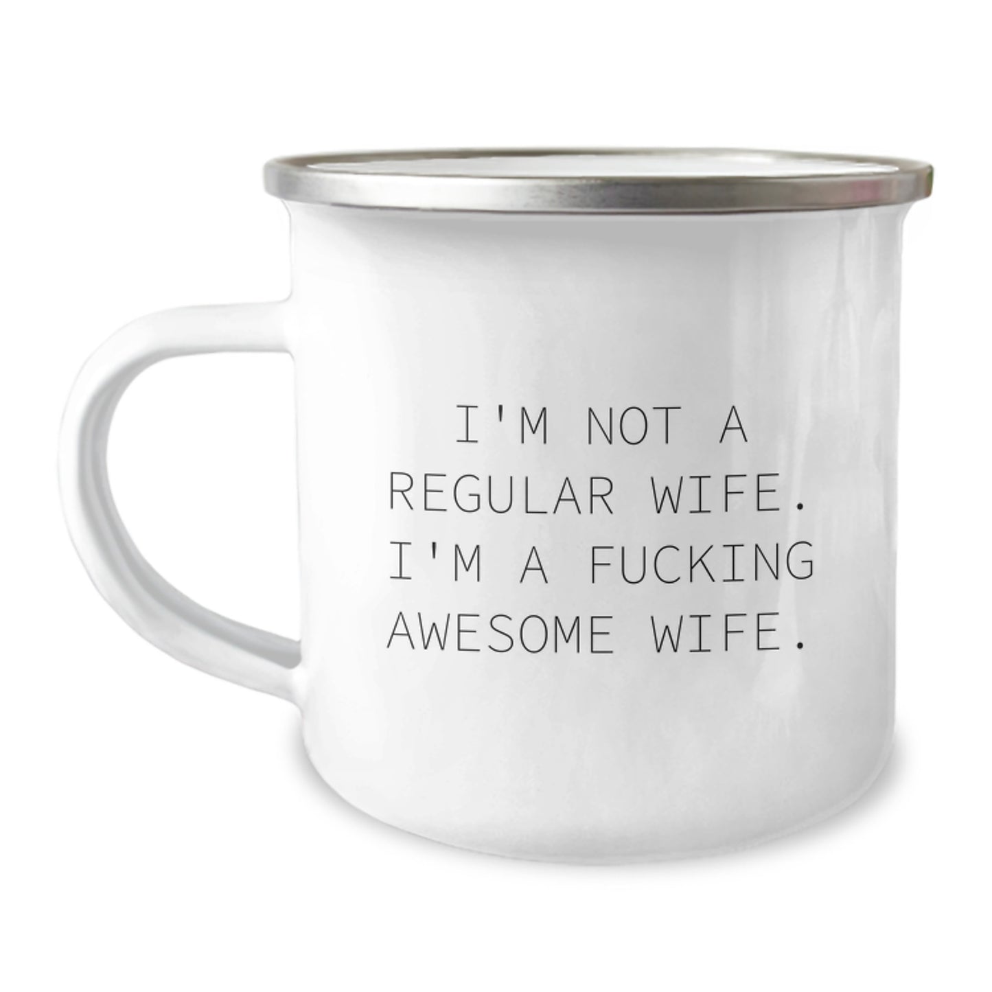 Funny Wife Gifts for Her, Camping Mug with Inspirational Quote, Gifts from Husband for Graduation Unique Gifts for Wife - Image 1