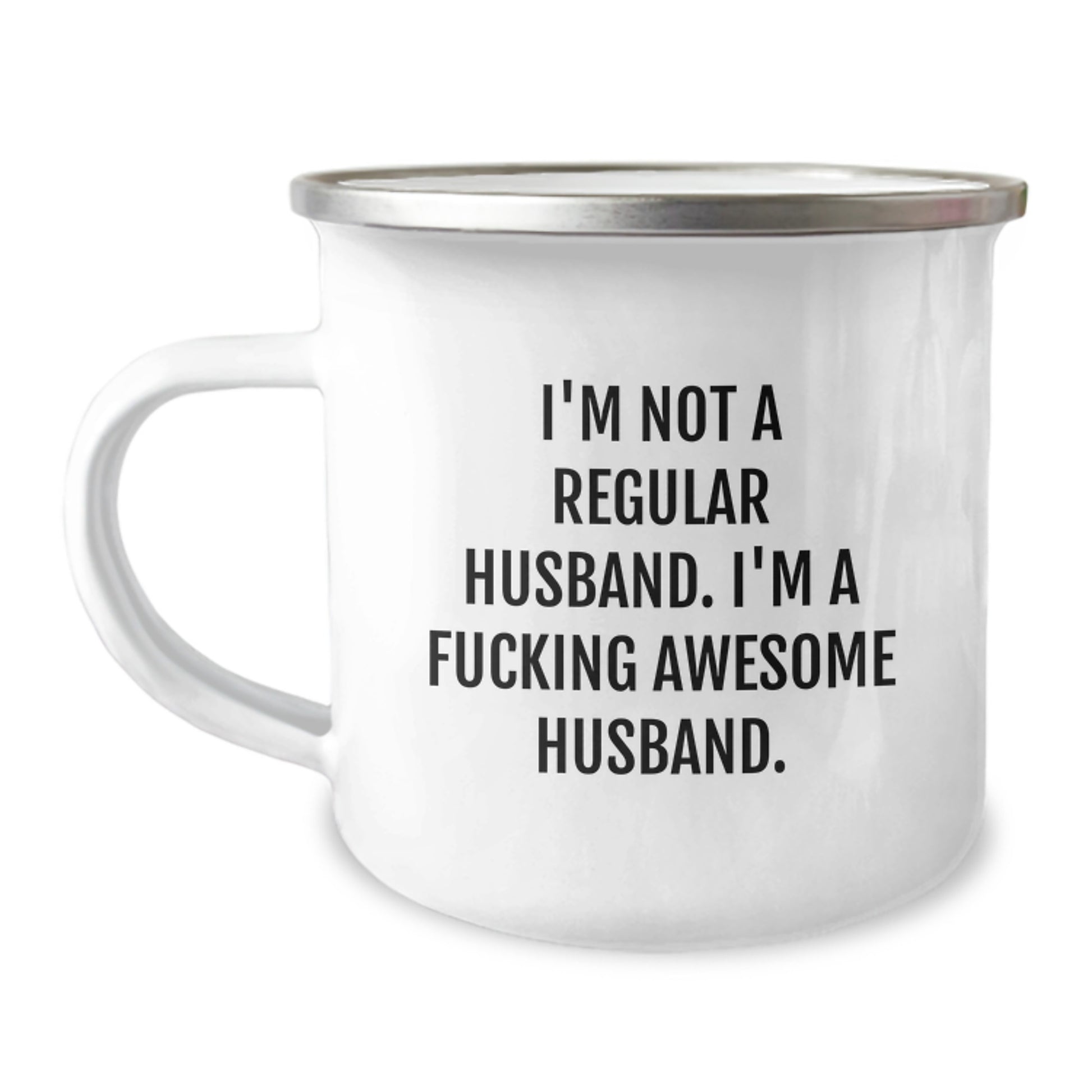 Funny Husband Gifts, Camping Mugs for Husband, I'm Not A Regular Husband Gifts, Graduation Unique Gifts from Family - Image 1